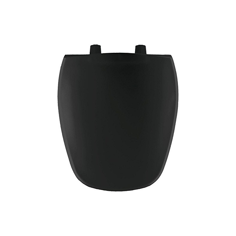 Bemis 124-0200 047 Round Closed Front Toilet Seat, Black