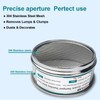 LVDALAB 304 Stainless Steel Mesh Lab Sieve, 20 Mesh (0.9mm)