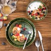 vicrays Ceramic Pasta Bowls Set, 32 Ounce Soup Bowls, Large