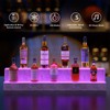 Cubehom LED Lighted Liquor Bottle Display Shelf, 38 Inch Bar