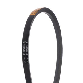 sourcing map A-1350 V-Belt Drive Belt 1350 mm Inner Circumference Rubber for Power Transmission