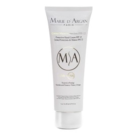 Crema De Manos Protectora Con FPS 12 80 ml | Skin Care Hidratante, Anti-Edad | Aceite De Argán, Manteca De Karité | Para Todo Tipo De Piel | Marie D’Argan