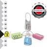 Master Lock 4688EURD Combination Travel Padlock TSA Certified, Random Color,