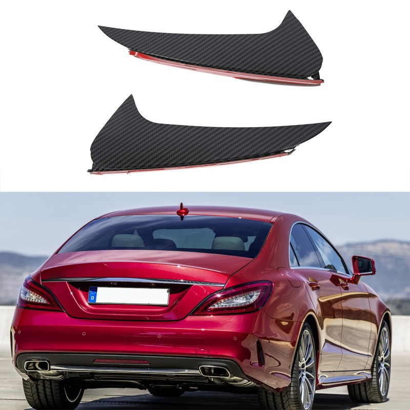 2 Pcs Rear Bumper Spoiler Air Vent Cover Lower Air