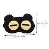 TOVINANNA 1Pc Portable Multifunctional Eye Mask Funny Shading Blindfold for