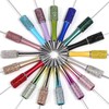 【P2】 (Pen has GAP on wrap) Qty 5 Standard Rhinestone