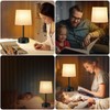 GOAWEUAO Rechargeable Table Lamp, 5000mAh Cordless Battery Operated Lamp, Stepless