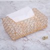 Crystal Tissue Box Holder, Rectangular Tissue Organizer Crystal Facial Tissue