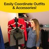 Ruby Space Triangles Original AS-SEEN-ON-TV, Ultra- Premium Hanger Hooks Triple