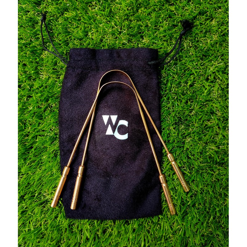 Ayurvedic Copper Tongue Cleaner/Scraper - Premium (Copper)