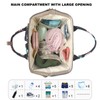 Dezcrab Dog Baby Diaper Bag Backpack for Women, Large Capacity
