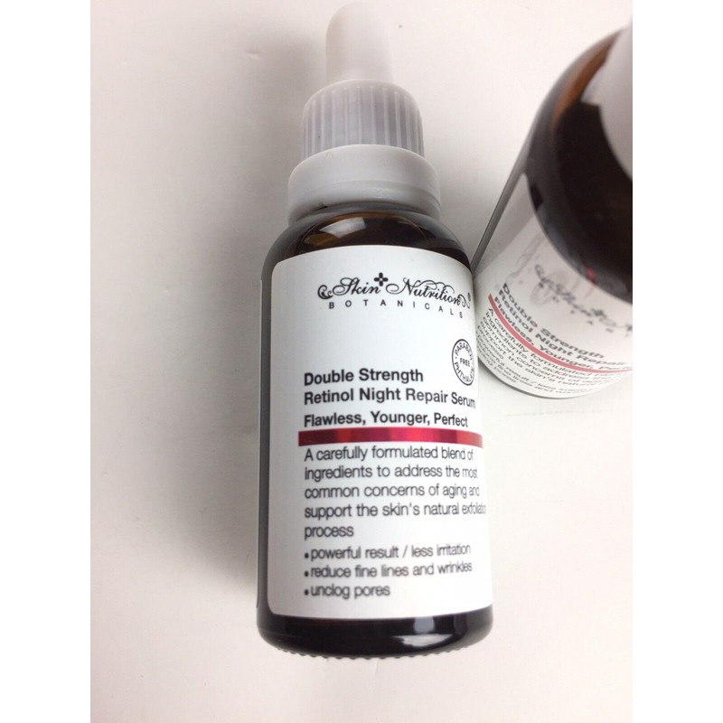 Skin Nutrition Botanicals Retinol Night Repair Serum Double Strength 1oz