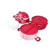 Portable Lunch Box, 2 Layer Containers for School, Work, Camping