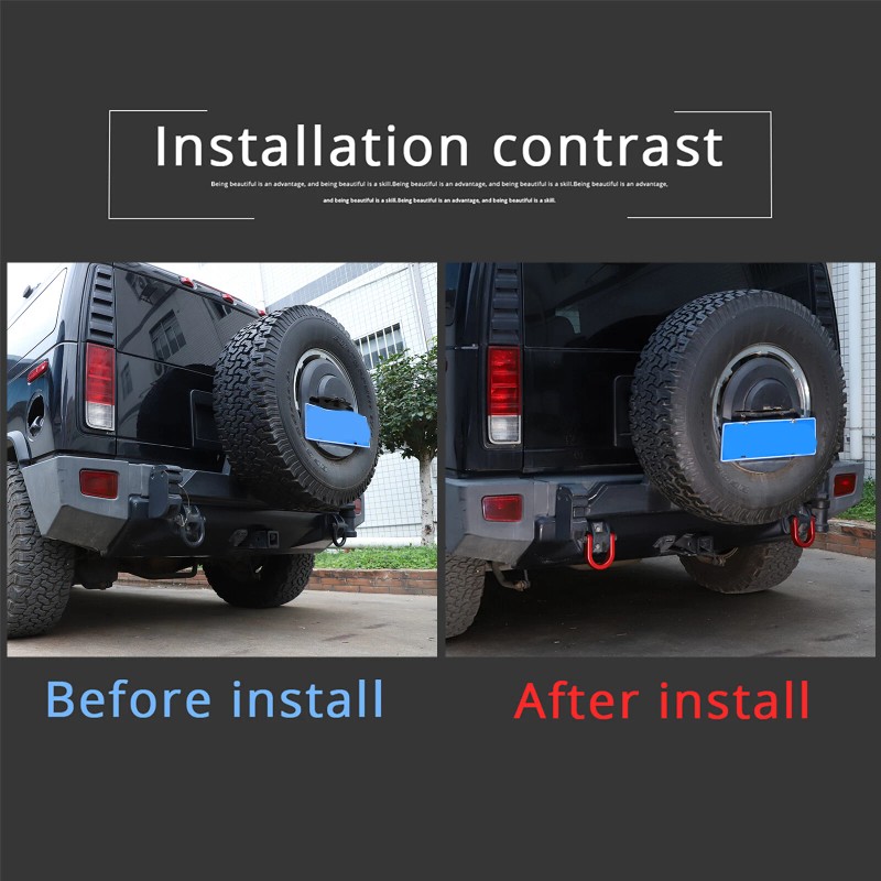 MODY For Hummer H2 2003-2009 Car Tow Hook Track Racing