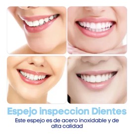 Cuidado Facial Set 3 Espejo Inspección Pestañas O Dientes F                                                                                           