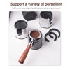 Coffee Portafilter Holder Adjustable Height Universal Easy To Install Round