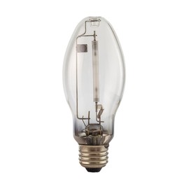 GE Lucalox High Pressure Sodium Light Bulb, B17 HPS Bulb, 100 Watt