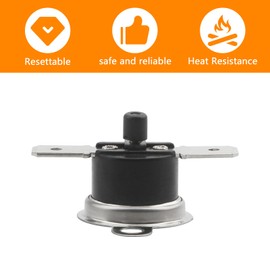 Water Heater Thermal Switch for Bradford White 239-43676-03 Resettable Thermal Switch,Water Heater Replacement Parts for Model MI-404T6FBN 50T65F MI-30T6FBN MI-303T6FBN2 MI40T6FBN2 MI-404T6FBN 50T65F