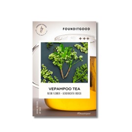 FounditGood Vepam Poo Tea (Neem Flower) – Traditional Herbal Infusion for Seasonal Cleanse & Overall Wellness | 60 Dip Tea bags
