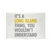 CafePress Long Island NY Thing Rectangle Magnet, 3"x2" Refrigerator Magnet