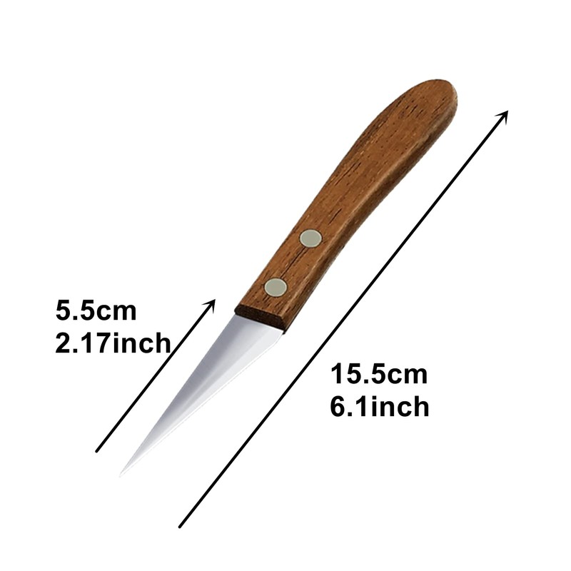 HTIAM 4 Pieces Kitchen Tool Vegetable DIY Carving Knives Professional