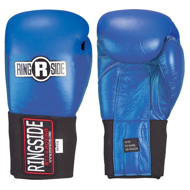 Ringside Competition-Like Safety Sparring Gloves Hook & Loop, Red 12