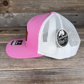 Richardson MAMA TRIED Richardson leather patch Trucker hat