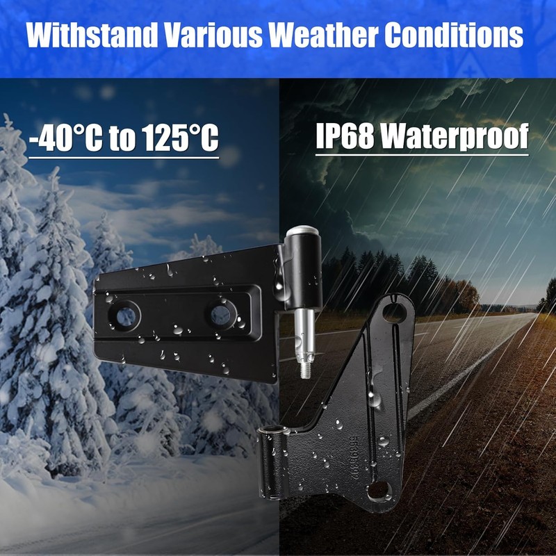 16PCS Body Door Hinge Sets Compatible with 2007-2018 Wrangl-er JK