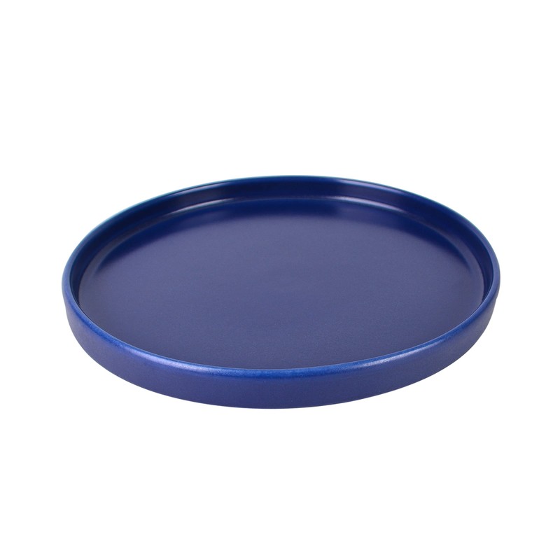 222 Fifth Kaden 12-Piece Blue Porcelain Dinnerware Set – Service