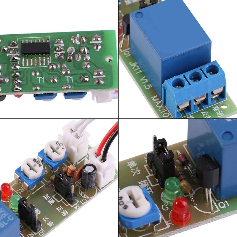 1pc DC 5V/12V/24V Adjustable Times Switch Module Delay On/Off Timer