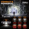 Foxelli LED Headlamp Flashlight for Adults & Kids, Running, Camping,