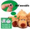 TOAOB 50pcs Wiggle Googly Eyes 10 to 18mm Black White