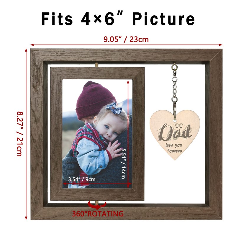 EYITUPC Dad Love You Forever Photo Frame Dad Gifts from