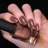 ILNP Brownstone - Luminous Warm Brown Ultra Holo Nail Polish