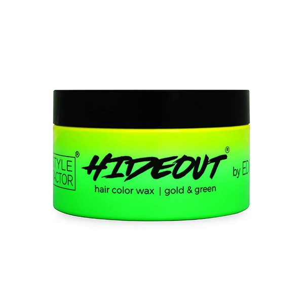 Edge Booster HIDEOUT Hair Color Wax 2-color (160ml / 5.4oz) (Gold & Green)