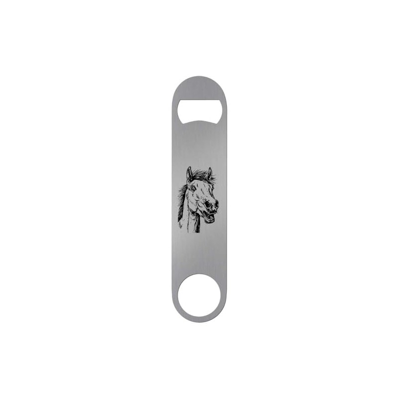 'Surprised Horse' Bar Blade Bottle Opener (BR00018789)