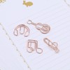 Create idea 20PCS Music Themed Paper Clips Treble Clef Musical