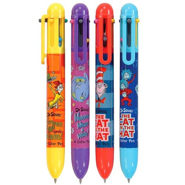 Raymond Geddes Dr. Seuss 6-in-1 Retractable Pens (Pack of 12)