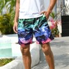Belovecol Men's Swimming Trunks Quick-Drying Swimming Shorts with Mesh Lining