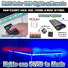 PARTYPONG 8-Foot Folding Party Table w/Music Sync LED Lights, Free