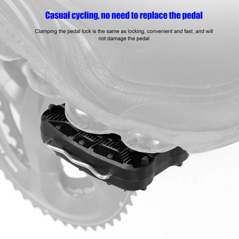 1 Pair Bike Clipless Pedal to Flat Pedal Converter Road