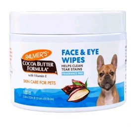 Palmers Palmer's for Pets Cocoa Butter Face and Eye Wipes 100 Count