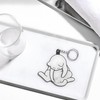 [Vibrly] Cat Keychain 3D Rotating Cat Keychain Cat Lovers Must-See