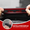 JeCar Third Brake Light Decal Carbon Fiber High Mount 3rd