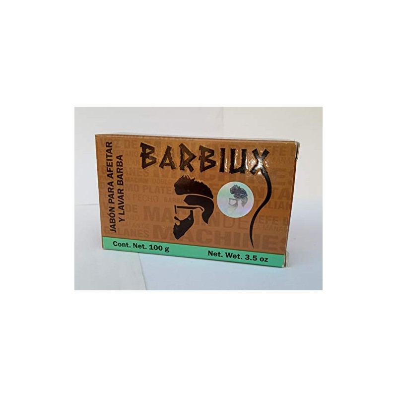 JABON PARA LAVAR Y AFEITAR BARBA CON BERGAMOTA BARBIUX
