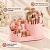 360° Rotating Makeup Organizer for Vanity – Multi-Compartment Cosmetic Storage