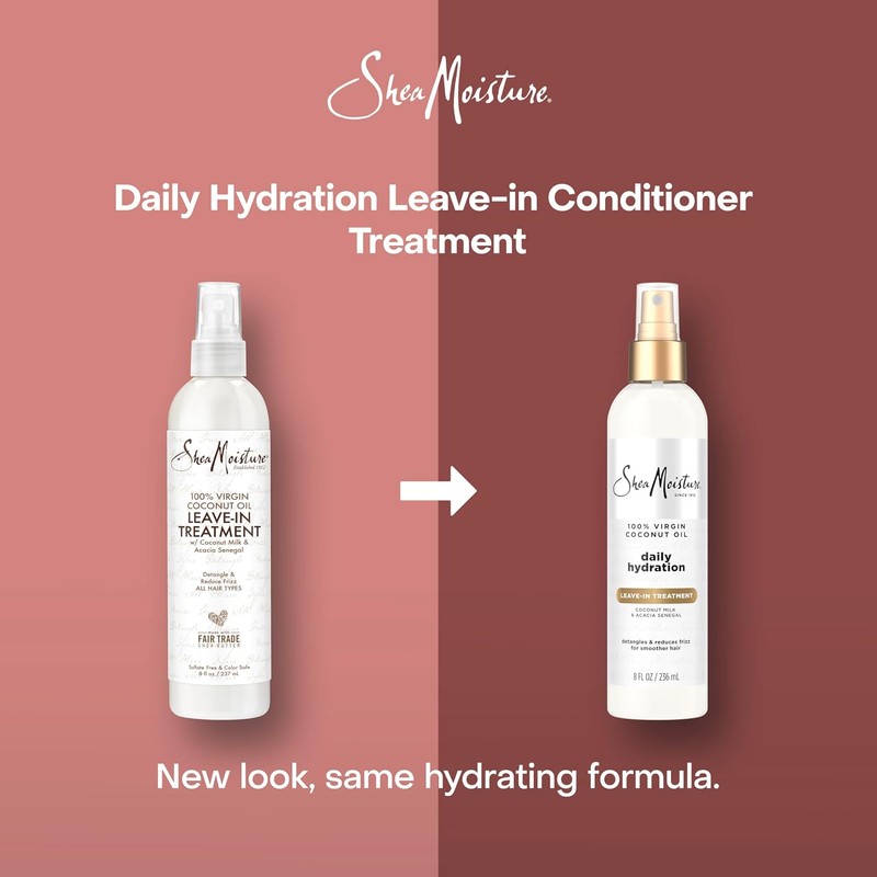 SheaMoisture 100% Virgin Coconut Oil Daily Hydration Leave-In Treatment