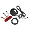 Electric Bike QD168 Front Light DR001 Rear Light Set with