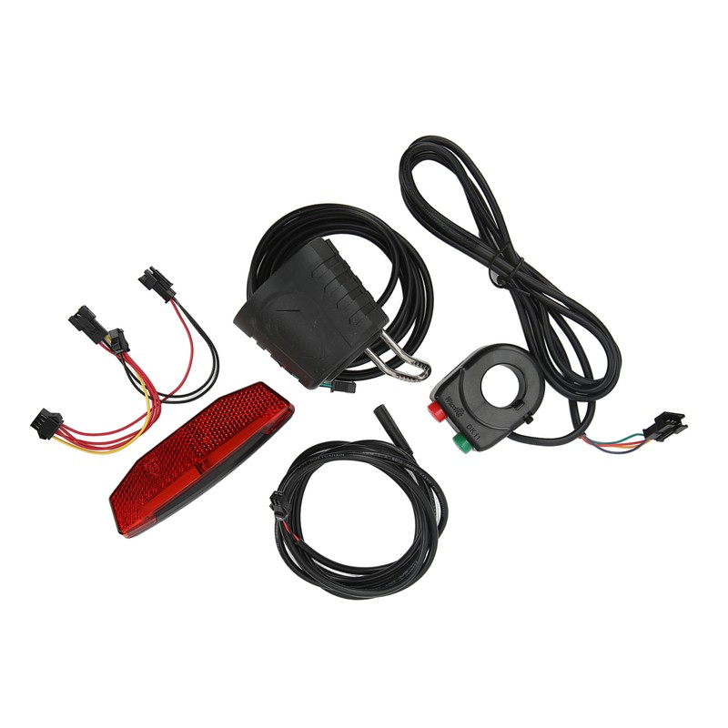 Electric Bike QD168 Front Light DR001 Rear Light Set with
