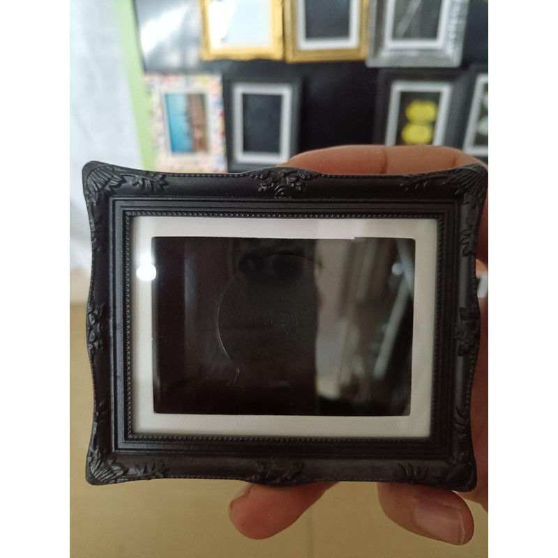 Fridge Refrigerator Magnets Picture Frames, Vintage Style Open the Back